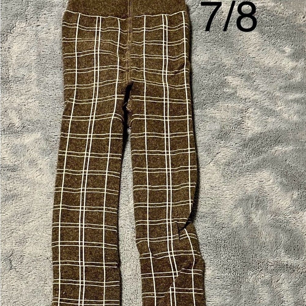 Olivia J Gray Plaid Tights